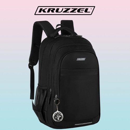 Large Black Backpack 30L