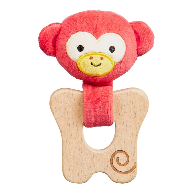 Petit Collage monkey teether