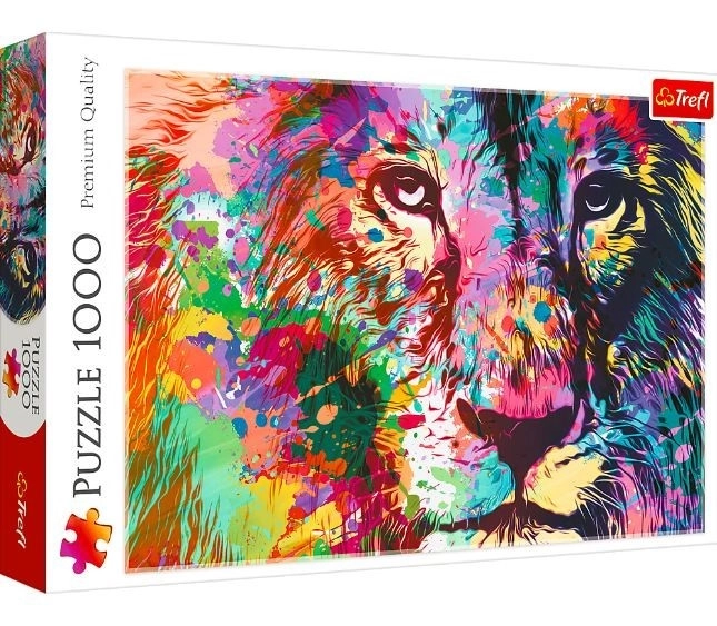 Colorful Lion Puzzle 1000 Pieces