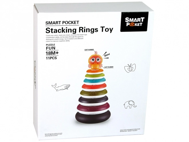 Educational Duck Stacking Ring Pyramid