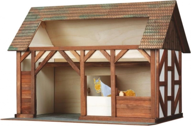 Wooden Glue Kit Stable by Walachia