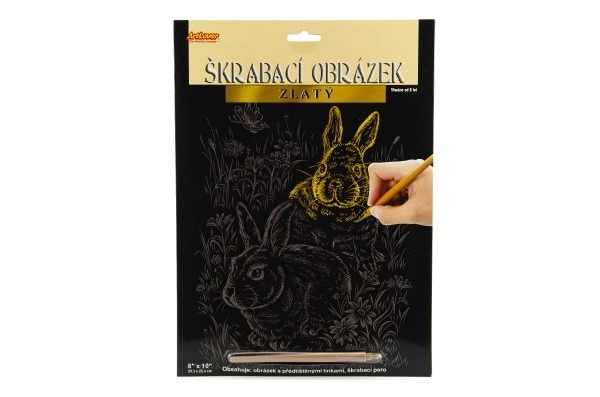 Scratch Art Picture - Tiger Gold Edition by ArtLover