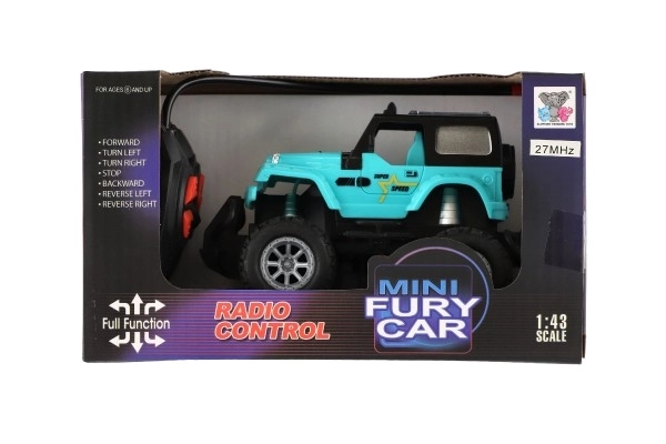 Remote Control Blue Off-Road Car