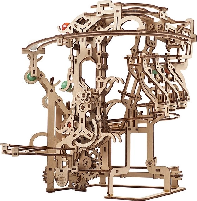 Ugears Wooden 3D Mechanical Puzzle Marble Run