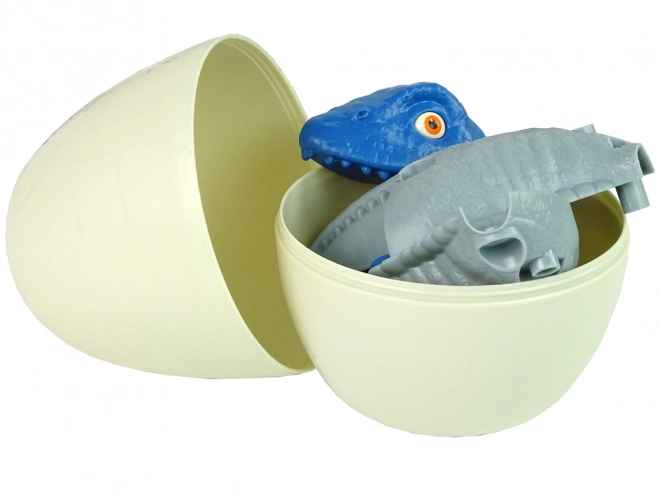 Dinosaur Mosasaur DIY Set with Egg and Screwdriver Blue