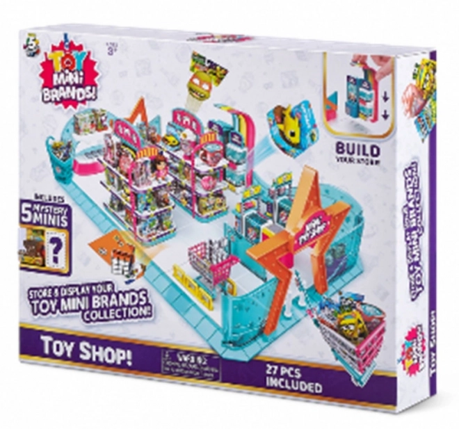 Mini Toy Store Set with Mini Brands Figures