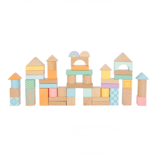 Pastel Wooden Blocks Set