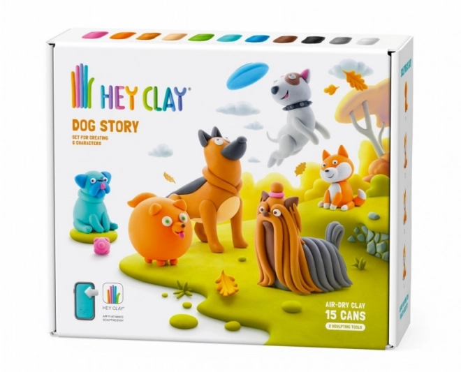 Hey Clay: Kutyák története - modellező készlet