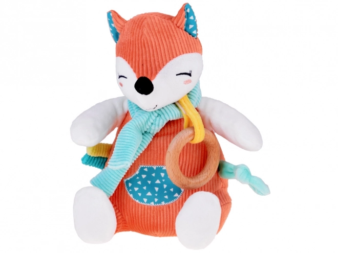 Charming Fox Stroller Toy and Rattle for Baby