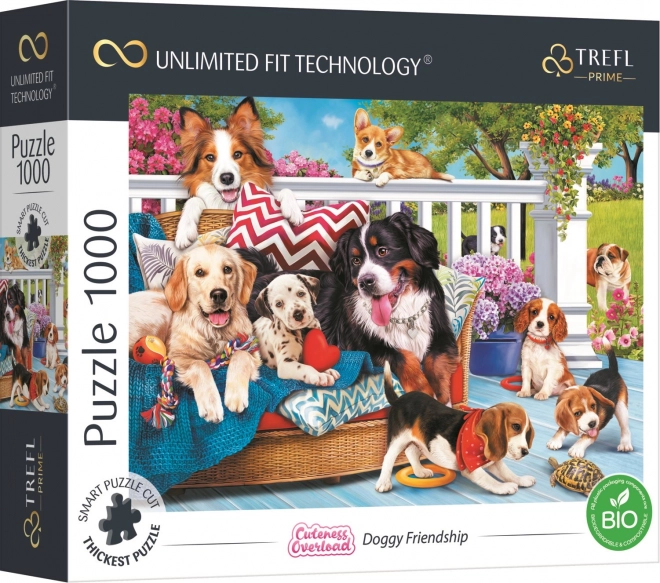 Trefl Puzzle Cuteness Overload: Dog Friendship 1000 Pieces