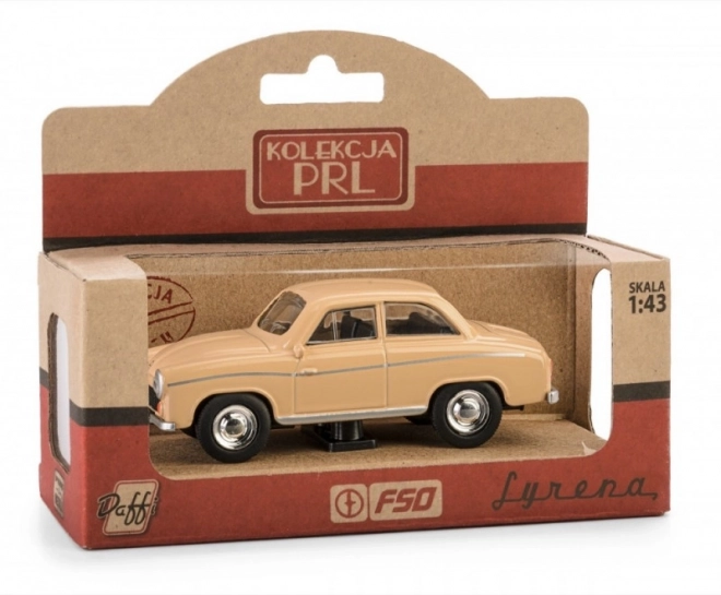 Die-cast Model PRL Syrena 104 Beige