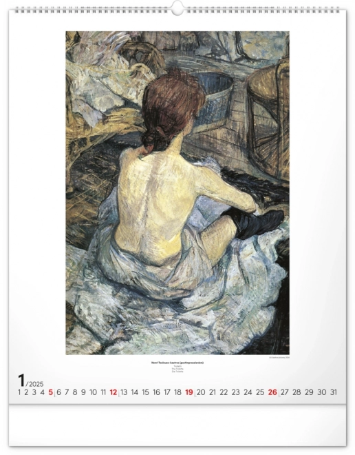 Notique Wall Calendar Impressionism 2025