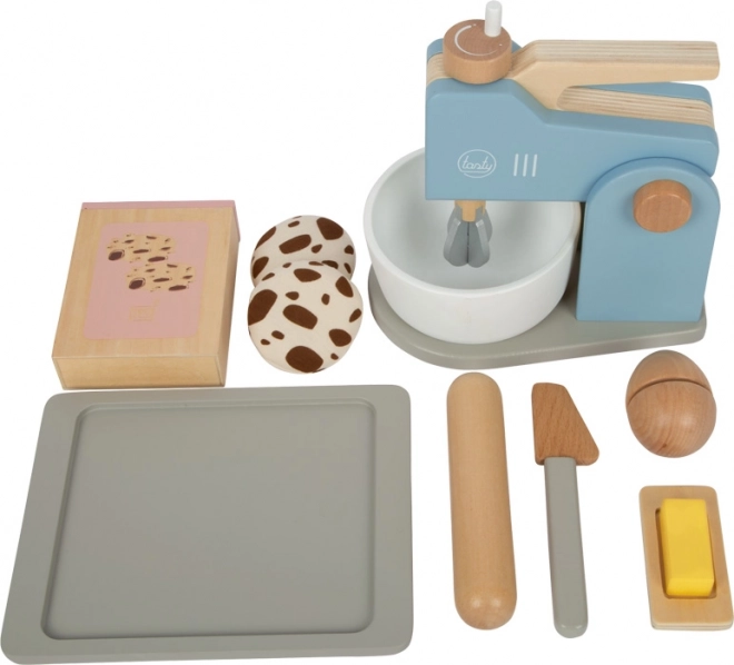 Small Foot Wooden Kitchen Mixer with Accessories