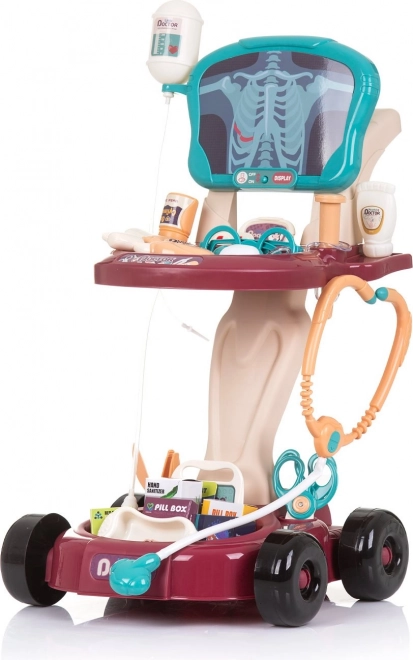 Chipolino Children’s Medical Play Cart with Accessories