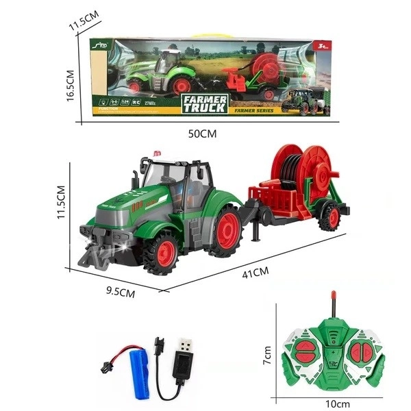 Remote Control Tractor with Watering Hose