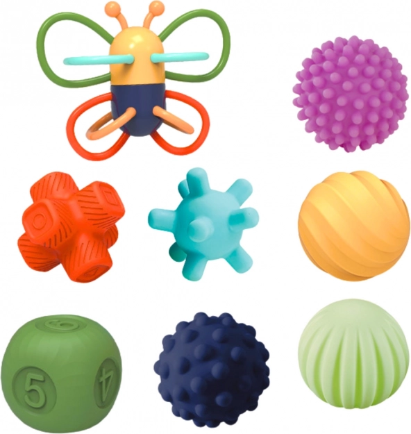 Set di palline sensoriali morbide Educativo Farfalla 8 pezzi
