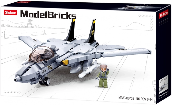 Sluban F-14 Tomcat Fighter Jet Model Bricks