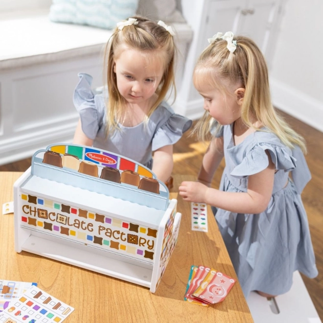 Wooden Chocolate Factory Playset