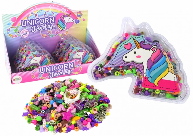 Unicorn Bracelet Making Kit with Beads and Charms