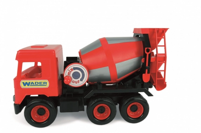 Red Cement Mixer Toy Middle Truck