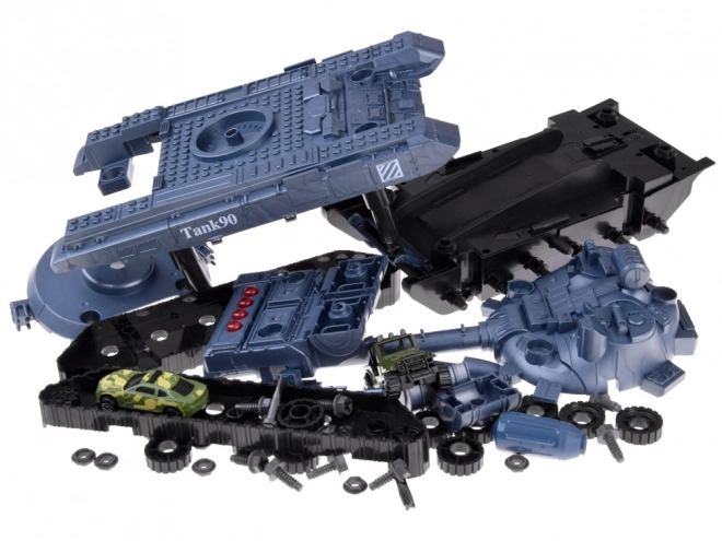 Build and Play Tank with Screwdriver and Sounds