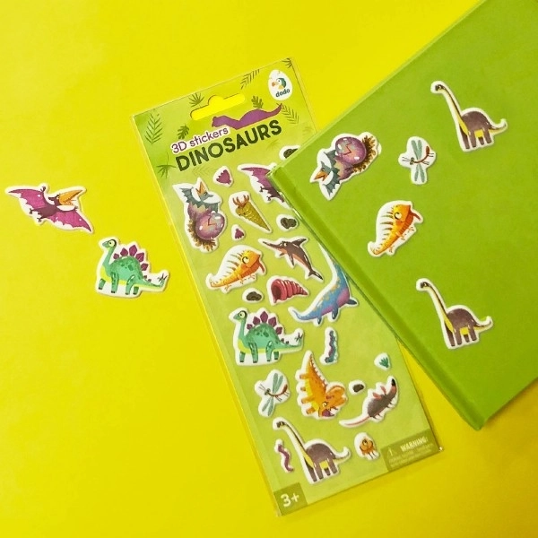 3D Dinosaur Foam Stickers