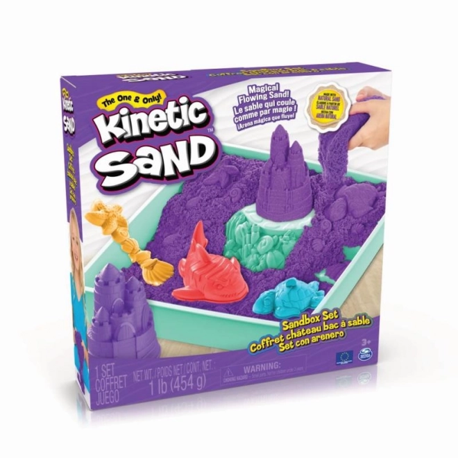 Kinetic Sand Sandbox Set Purple