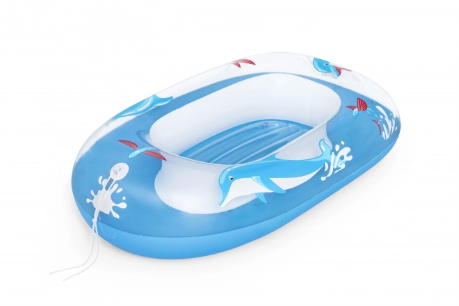 Inflatable Dolphin Boat for Kids 3+