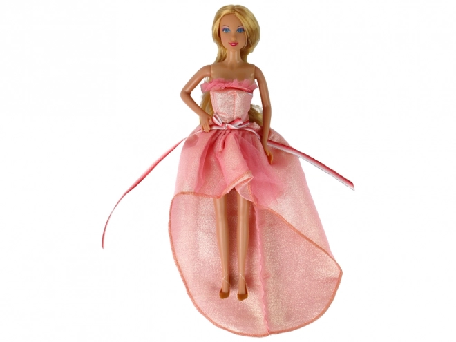 Children's Doll Long Blonde Hair Wardrobe Shoes Dresses Accessories Pink