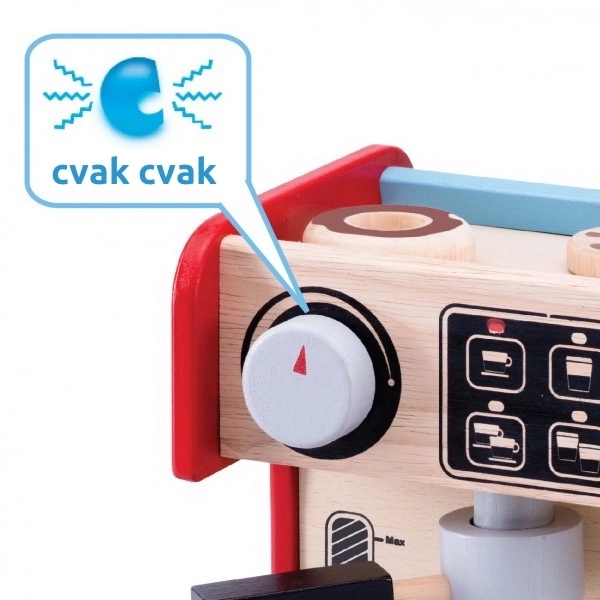 Wooden Coffee Maker for Kids