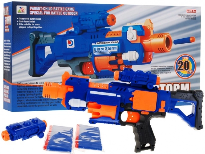 Rapid Fire Foam Dart Gun for Kids 8+