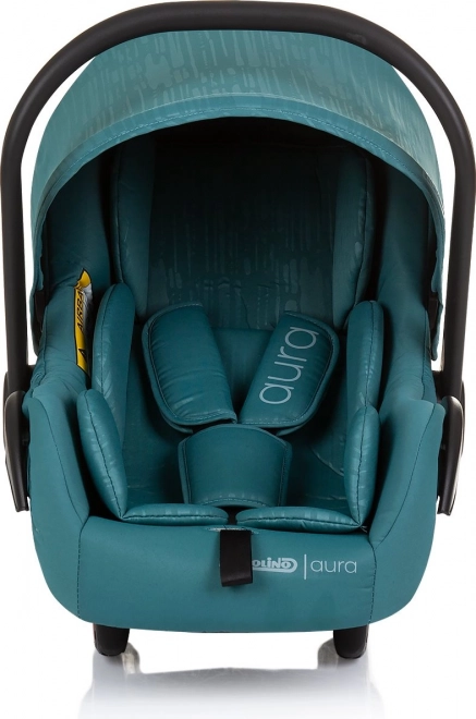 Chipolino Car Seat Aura I-Size 40-85cm Macadamia – Teal