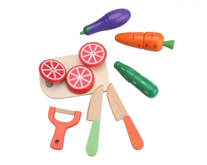 Wooden Slicing Vegetables Set