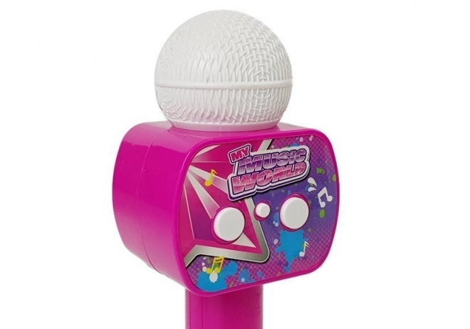 Wireless Kids Karaoke Microphone with Bluetooth Speaker - Pink