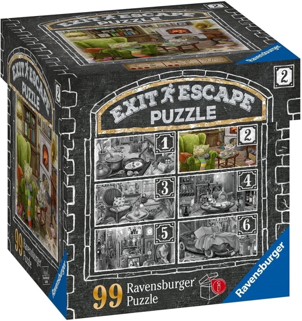 Ravensburger Escape Puzzle Haunted Mansion Living Room