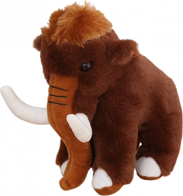 Mammut di peluche marrone 20 cm