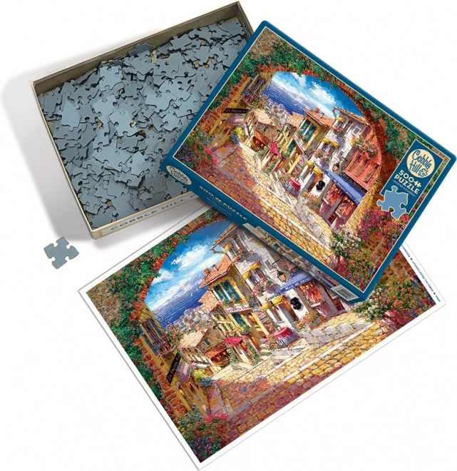 Arched Passage to Cagne 500 Piece Puzzle