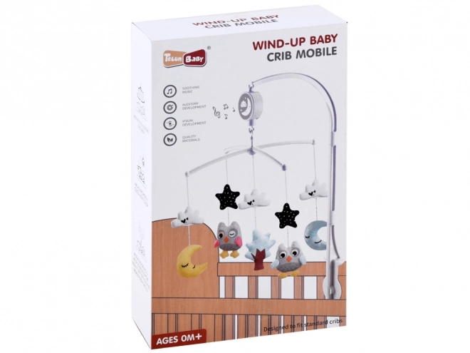 Wind-up Baby Mobile with Plush Animals