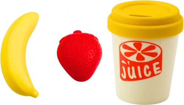Colorful Fruits and Cup