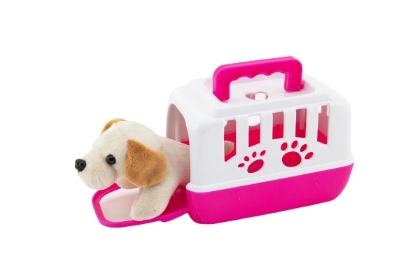 Plush Dog Toy with Portable Box