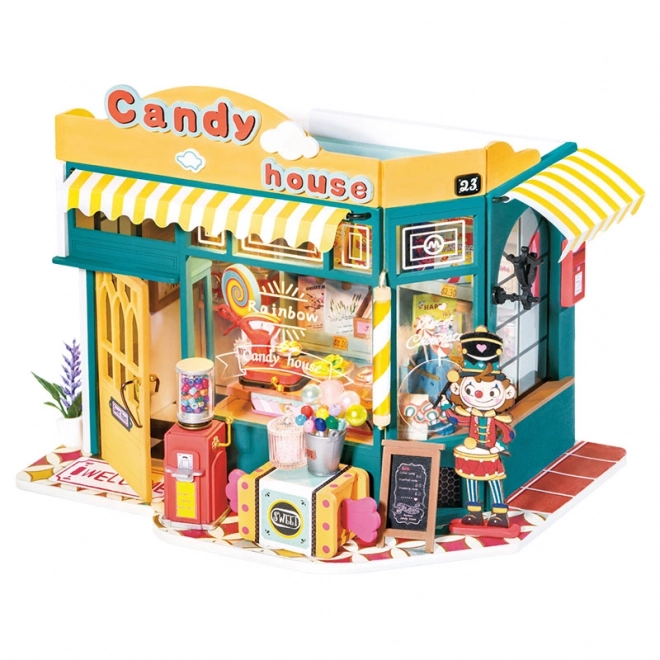 Rolife Rainbow Candy House 3D Miniature Puzzle