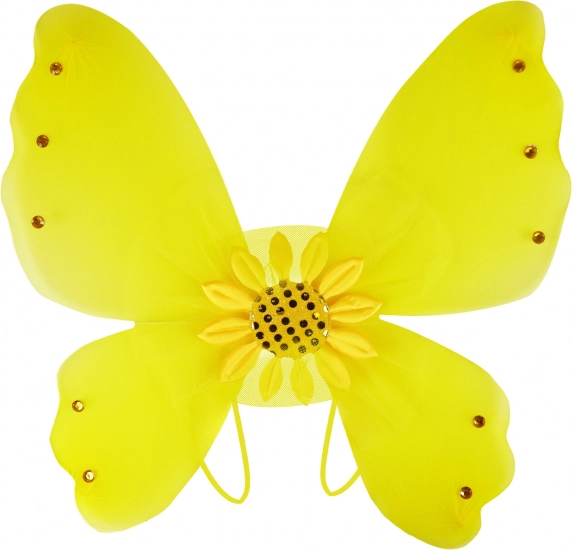 Shimmering wings with a sunflower