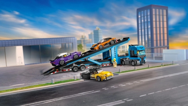 Car Transporter with Sports Cars by LEGO City