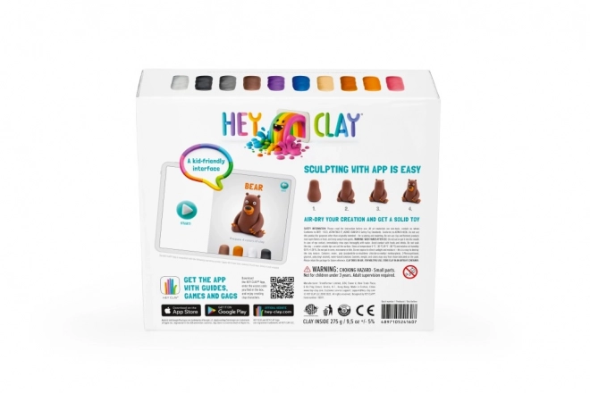 Hey Clay Forest Animals Craft Kit