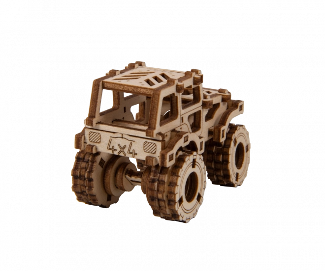 Wooden City 3D Puzzle Superfast Monster Truck