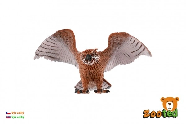 Eurasian Eagle-Owl Toy 11cm in Bag