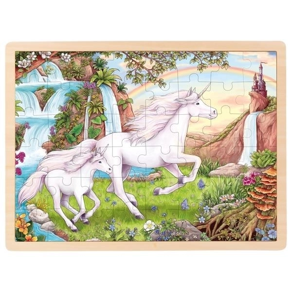 Wooden Puzzle Unicorn 48 Pieces