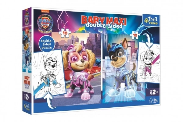 Double-sided Puzzle Paw Patrol: Puppy Heroes Baby Maxi 2x10 Pieces