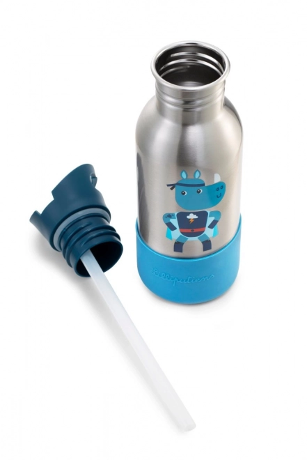 Stainless Steel Water Bottle - Marius the Rhino