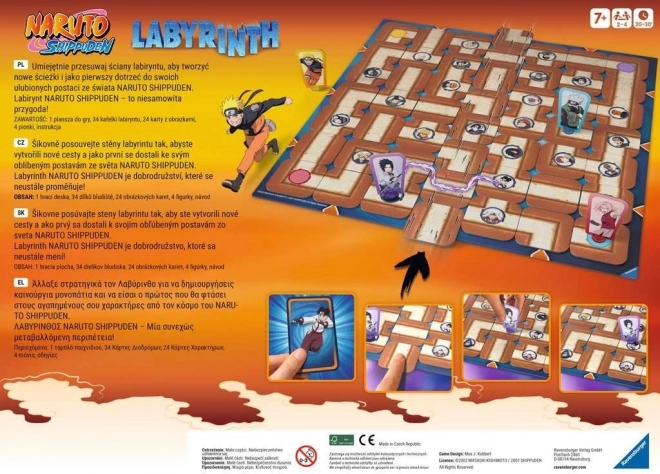 Labyrinth Naruto Board Game